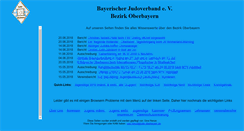 Desktop Screenshot of judo-oberbayern.de